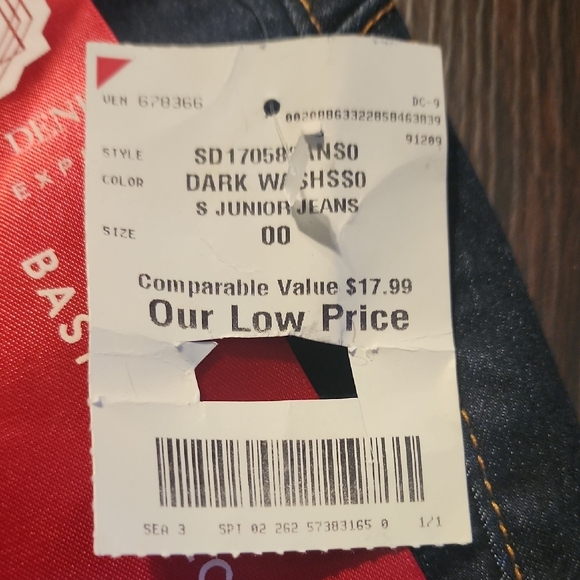 Women's Skinny Jeans - Dark Blue - Picture 4 of 6